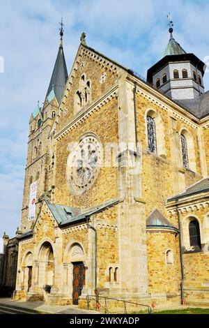 Exterior of Sankt Nikolaus Kirche — Saint Nicholas Church — Ankum, Kreis Osnabrück, Niedersachsen, Deutschland Stock Photo