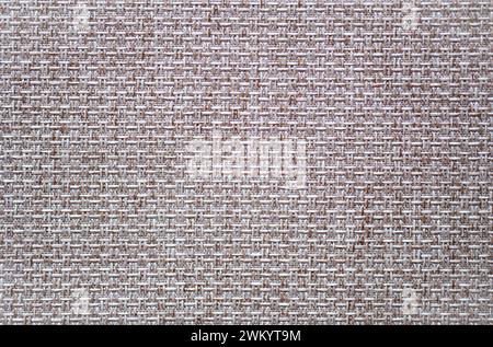 Close-up of brown sackcloth, bagging fabric as texture, background Stock Photo