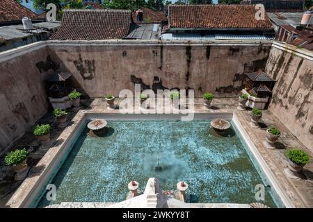 Taman Sari Water Castle, also known as Taman Sari, is the site of a former royal garden of the Sultanate of Yogyakarta. Stock Photo