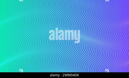 Halftone gradient background with dots. Abstract blue dotted pop art pattern in comic style. Vector illustration Stock Vector