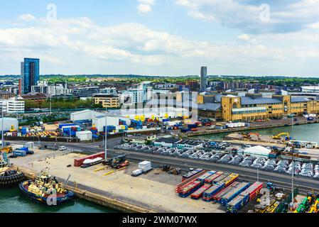 Southampton Docks, Southampton, Hampshire, England, Europe Stock Photo