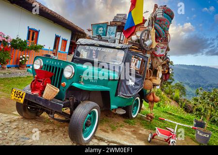 Jeep Willys, Salento, Quindio, Colombia, South America Stock Photo - Alamy