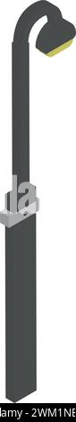 Isometric street lamp icon Vector Stock Vector