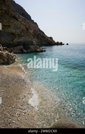 Seychelles Beach, Ikaria, Greece. It is one of the most famous beaches ...