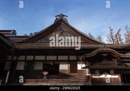 Kongobu-ji, the main temple at Koyasan,  Mount Koya, Wakayama, Japan Stock Photo