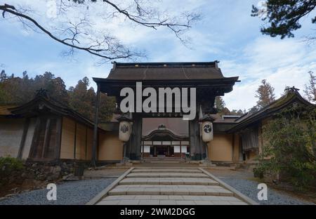 Kongobu-ji, the main temple at Koyasan,  Mount Koya, Wakayama, Japan Stock Photo