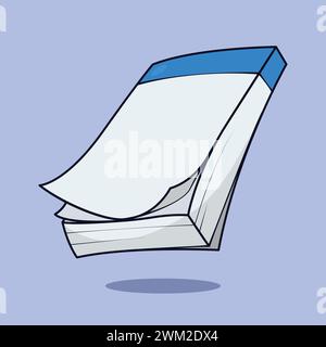 Note Book Vector Illustration Icon Sticky Note Paper Illustration Stock Vector