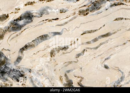 Close Up View of a Marble Counter Top, Large format texture Stock Photo