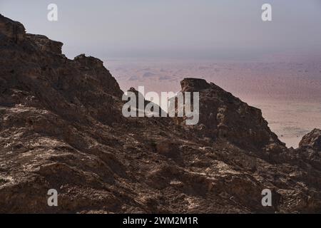 Jebel Hafit mountain, Al Ain, Abu Dhabi, United Arab Emirates Stock Photo