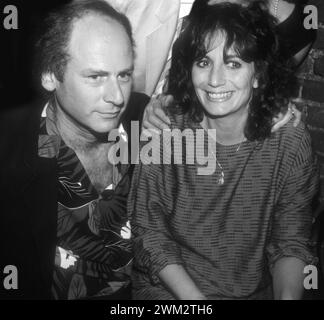 Art Garfunkel and Penny Marshall 1985 Photo By John Barrett/PHOTOlink /MediaPunch Stock Photo