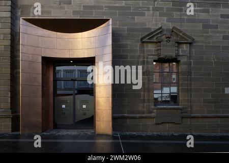 The former Perth city hall has been redeveloped to become Perth Museum and will house the Stone of Destiny, opening in March 2024. Stock Photo