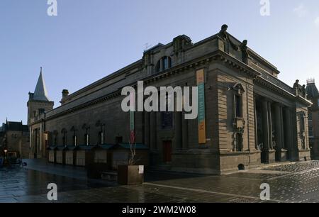 The former Perth city hall has been redeveloped to become Perth Museum and will house the Stone of Destiny, opening in March 2024. Stock Photo