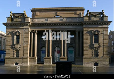 The former Perth city hall has been redeveloped to become Perth Museum and will house the Stone of Destiny, opening in March 2024. Stock Photo