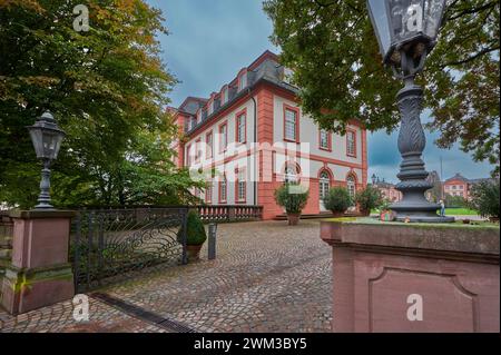 View on Biebrich Palace. Weisbaden, Germany Stock Photo