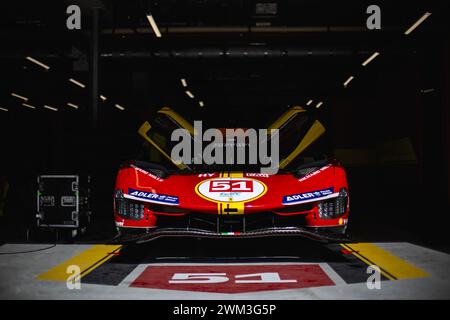 Ambiance, Ferrari 499P during the 2024 24 Hours of Le Mans, 4th round ...