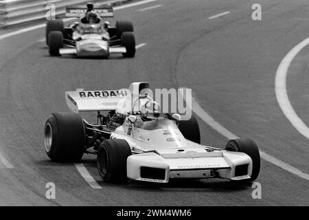 Brazilian Grand Prix driver Wilson Fittipaldi at the 1972 French Grand Prix. Stock Photo