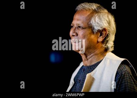 Dr Muhammad Yunus Poses For Photos During A Portrait Session At Yunus ...