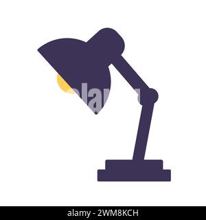 Desk Lamp Icon Vector Illustration Stock Vector