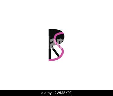 Initial RS Letter Logo Design Vector Stock Vector