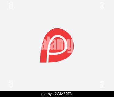 creative letter DP logo design vector template Stock Vector