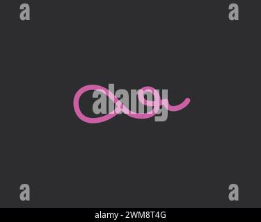 AR Letter Logo Design Template Vector Stock Vector