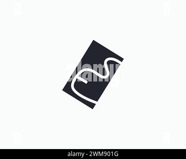Initial Letter SH Logo Design vector Stock Vector