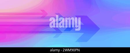 Abstract web background  banner template, Web header, arrows Stock Vector