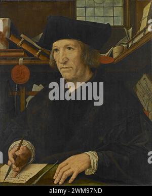 Bernard van Orley - Portrait d'un secrétaire de Charles Quint, après 1519 — Inv. 2968. Stock Photo