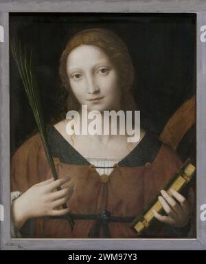 Bernardino Luini - St Catherine of Alexandria Stock Photo - Alamy
