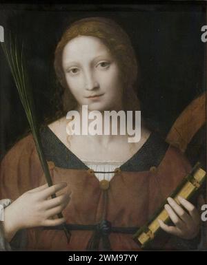Bernardino Luini - St Catherine of Alexandria Stock Photo - Alamy