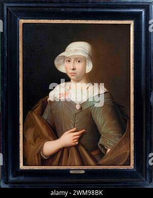 Bernardus (I) Accama - Portret van een onbekende vrouw Stock Photo
