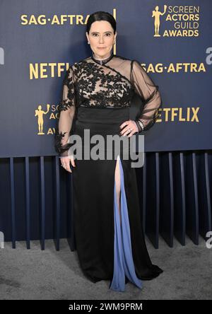 Los Angeles, USA. 24th Feb, 2024. Alex Borstein attends the 30th annual SAG Awards at the Shrine Auditorium and Expo Hall in Los Angeles, California on Saturday, February 24, 2023. Photo by Chris Chew/UPI Credit: UPI/Alamy Live News Stock Photo