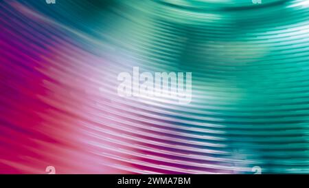 Abstract pink and green light lines background Stock Photo