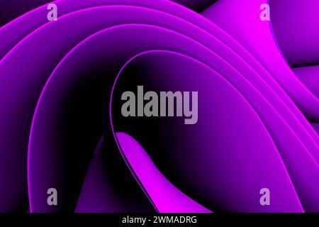 Purple color Line curve abstract Stock Photo