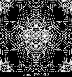 Guilloche line Pattern seamless. Backgroundabstract Stock Vector