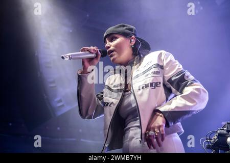 Marlena performing at Sala Apolo, Barcelona 23 Feb. 2024. Photographer: Ale Espaliat Stock Photo