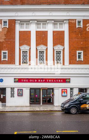 The Old Rep Theatre originally known as the  Birmingham Repertory Theatre in the city of Birmingham. Stock Photo