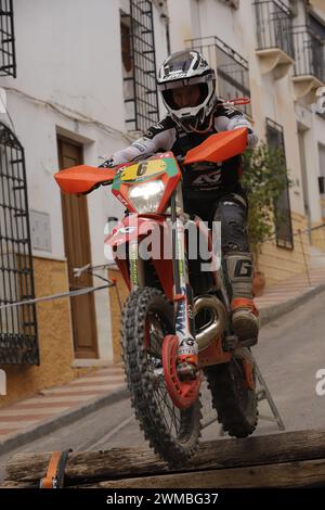 Hard Enduro motorcross in Cantoria 2024, Spain Stock Photo