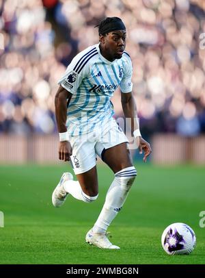 Nottingham Forest's Anthony Elanga during the Premier League match at the City Ground