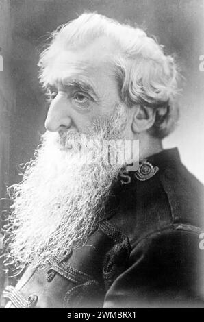 William Booth (1829 – 1912) English Methodist preacher who, along with his wife, founded the Salvation Army and became its first General (1878–1912). Stock Photo