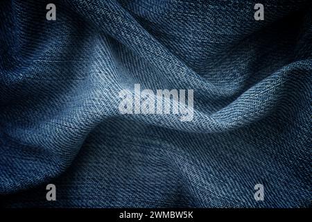 A close up of a denim background. Stock Photo