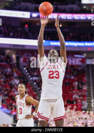 North Carolina State forward Mohamed Diarra (23) scores a basket ...