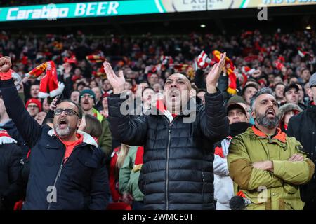 Liverpool fans sing 