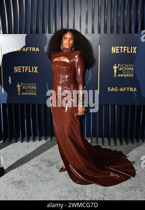 Los Angeles, USA. 25th Feb, 2024. Ciara attends the 30th Annual Screen Actors Guild Awards at Shrine Auditorium and Expo Hall on February 24, 2024 in Los Angeles, California. Photo C Flanigan/imageSPACE/Sipa USA Credit: Sipa USA/Alamy Live News Stock Photo