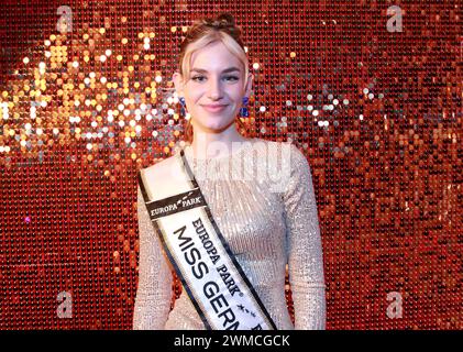 Rust, Germany - February 2, 2024: MISS GERMANY AWARDS FINALE 2024 with Kira Geiss, Miss Germany 2023 and Influencerin, Influencer MISS GERMANY AWARDS FINALE 2024 *** Rust, Germany February 2, 2024 MISS GERMANY AWARDS FINALE 2024 with Kira Geiss, Miss Germany 2023 and Influencer, Influencer MISS GERMANY AWARDS FINALE 2024 Stock Photo