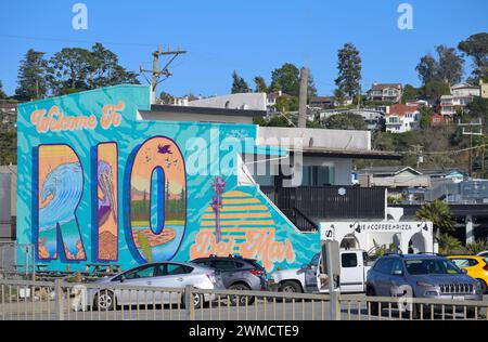 Rio del Mar is home of the Seacliff State Beach, Aptos CA Stock Photo