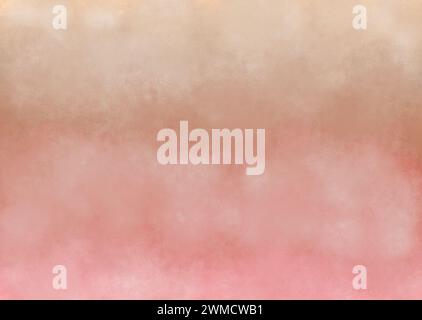 abstract pattern gradient transition from light beige to pink, by smooth blurring between the gradient colors Stock Photo