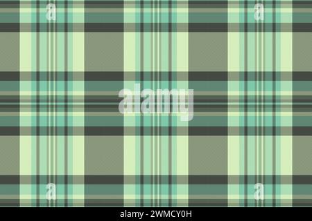 Setting textile tartan seamless, doodle vector background fabric. Punk texture check plaid pattern in light and dark color. Stock Vector