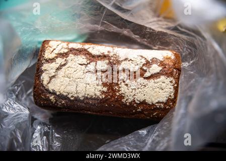rye bread, sourdough, in a bag, straight from the bakery Stock Photo