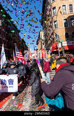 procession held to celebrate chinese new year